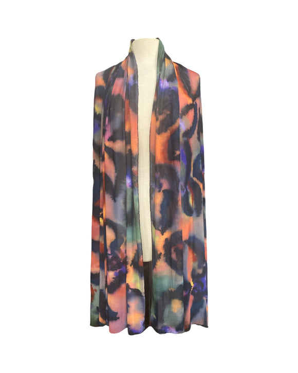 DONNA Sheer Long and Wide Shawl