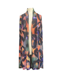 DONNA Sheer Long and Wide Shawl