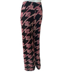 RUBY Long Printed Burnout Palazzo Pants