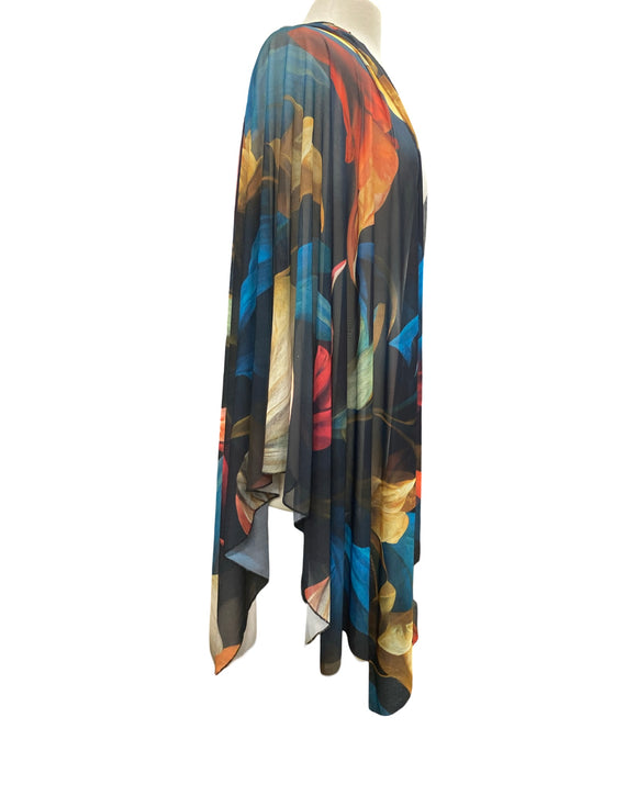 DELILA Sheer Long and Wide Shawl