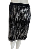 PAMELA Pencil Sequined skirt