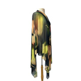Alice Sheer Printed Mesh Long and Wide Shawl