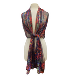 QUELLA Sheer Long and Wide Shawl