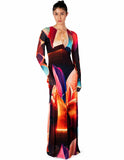 TAYLOR Fit N Flare  Front Keyholes Empire Long Dress