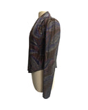 FANTASIA Long Sleeve Sparkling Printed Bolero Jacket