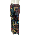 PENELOPE Mesh Printed Lined Flared Pants