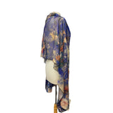 DORIA Sheer Long and Wide Shawl