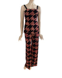 RUBY Burnout Asymmetrical Hem Cami Top with Front Side Slit