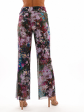 PIA Mesh Printed Lined Flared Pants