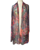 QUELLA Sheer Long and Wide Shawl