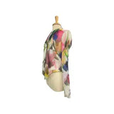 IRIS Sheer Long Sleeve Print Bolero Cover-up
