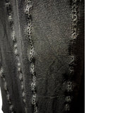 MINA Eyelet Sheer Long  Embroidered Shawl