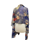 DORIA Sheer Long and Wide Shawl