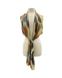 SANTA FE Sheer Long & Wide Print Shawl