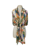 PALMS Sheer Long and Wide Shawl