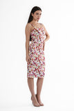 ERIN Fitted Slip Dress Knee Length