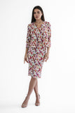ERIN Fitted Slip Dress Knee Length
