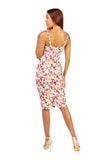 ERIN Fitted Slip Dress Knee Length