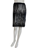 PAMELA Pencil Sequined skirt
