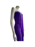 MAXIMA Strapless Jumpsuit with Overlay VIOLET