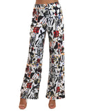 BHUTAN Printed Jersey Palazzo Pants