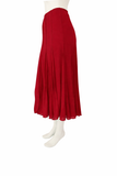 MAXIMA Midi Scarlet Paneled Flared Skirt (Copy)