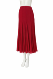 MAXIMA Midi Scarlet Paneled Flared Skirt (Copy)