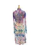 DAKOTA Sheer Mid Length Print Duster