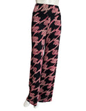 RUBY Long Printed Burnout Palazzo Pants