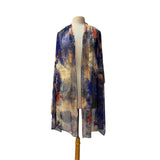 DORIA Sheer Long and Wide Shawl