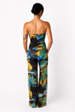 DOMINIQUE Strapless Ruched Bodice Jumpsuit