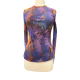 LYNN Long Sleeve Mesh T  Top