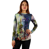 ONIKA Long Sleeve Mesh T Top