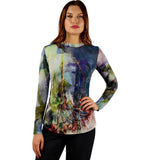 ONIKA Long Sleeve Mesh T Top