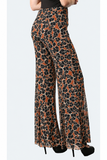 BOLITA Printed Mesh Lined Flared Pants