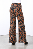 BOLITA Printed Mesh Lined Flared Pants