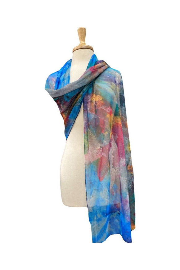 FANTASIA Long And Wide Sheer Shawl Stole Wrap Cover
