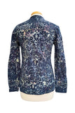ZOE Long Sleeve Floral Batik Print Top