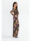 MEADOW Printed off the Shoulder Long Sleeves Jumpsuit