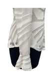 IVY Bell Sleeves Luxurious Top in Off -White Burnout Fabric