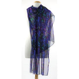 MIA Sheer Printed Mesh Long and Wide Shawl