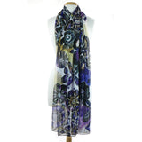 NEEVA Long & Wide Print Mesh Shawl Stole Wrap