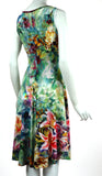 OAHU Sleeveless V-Neck Flared Dress