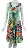 OAHU Sleeveless V-Neck Flared Dress