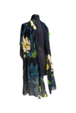 Odilia Long And Wide Sheer Shawl Stole Wrap Cover