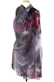 BEVERLY Long and Wide Sheer Print Shawl Wrap Stole