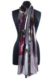 BEVERLY Long and Wide Sheer Print Shawl Wrap Stole