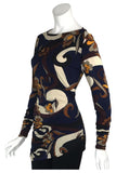 BIANCA Modernist Abstract Tunic Top