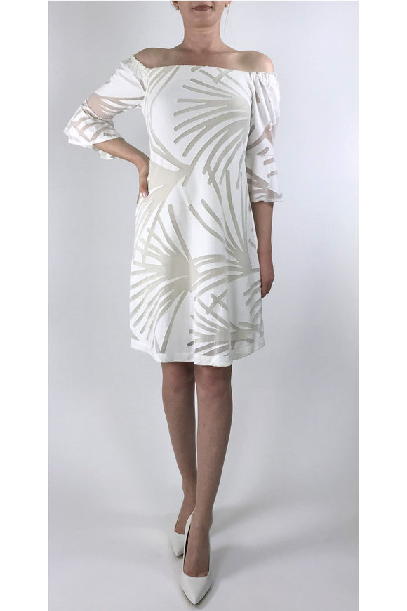 653 IVY Bell Sleeves On/Off Shoulder Knee Length Flare Dress 653 IVY Bell Sleeves On/Off Shoulder Knee Length Flare Dress