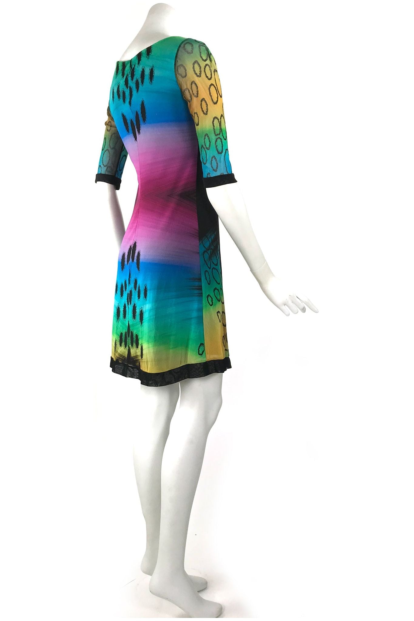 ORNA Grommet Lace-Up A-Line Dress ORNA Grommet Lace-Up A-Line Dress